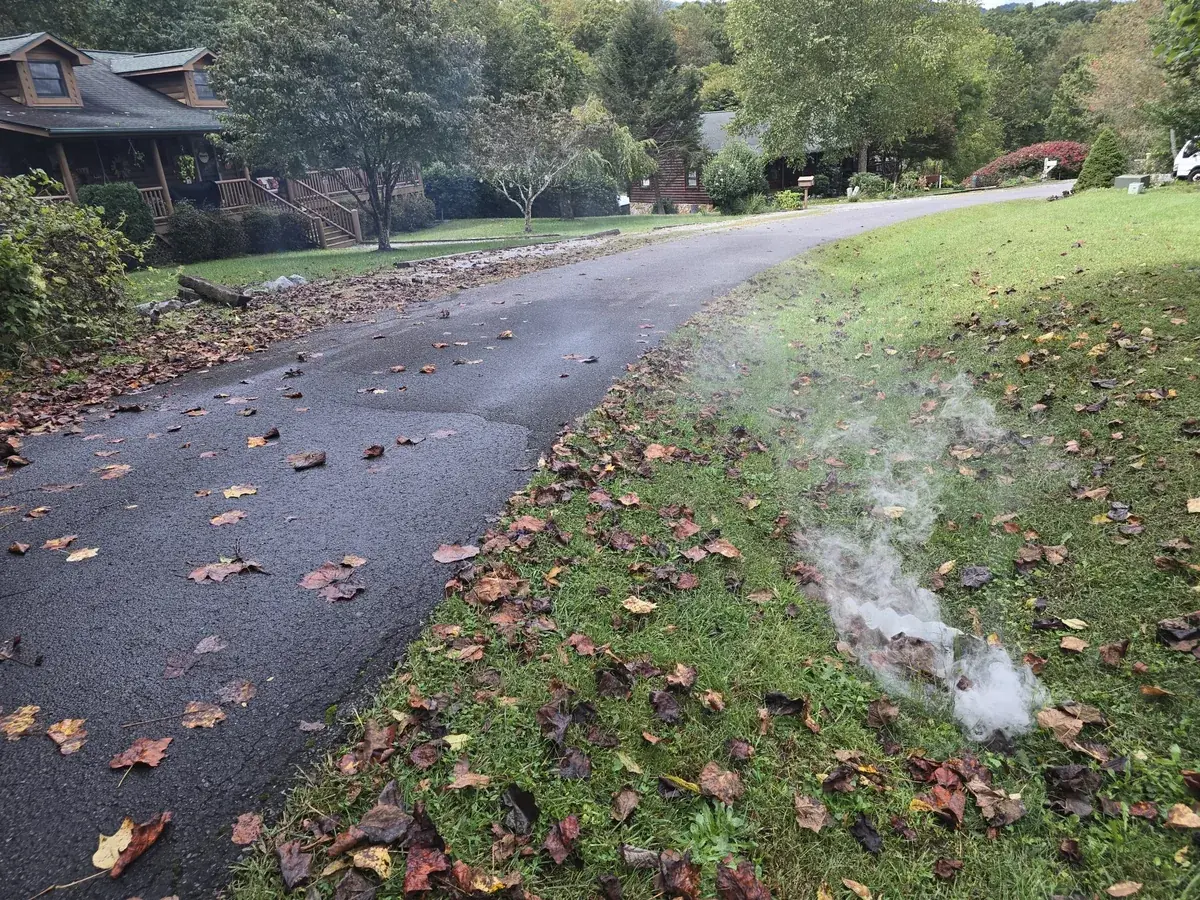 Exterior pest check at a Western North Carolina home by Pest Marshals