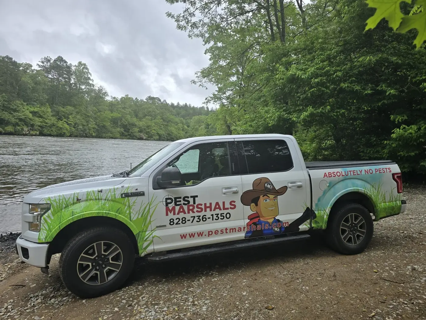 Pest inspection job at a Western North Carolina home by Pest Marshals